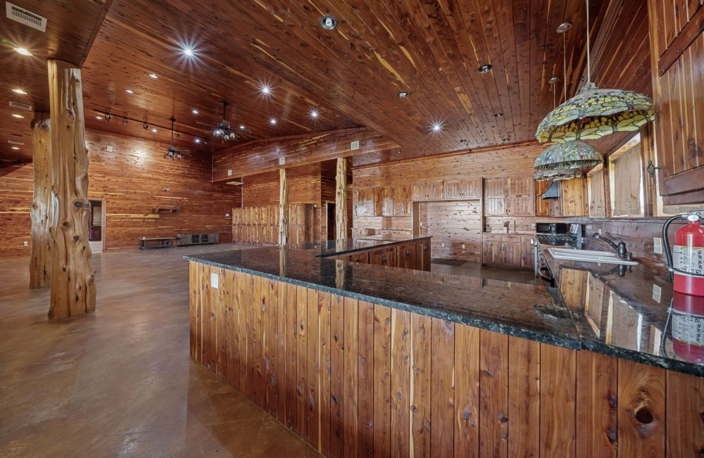 bar and room